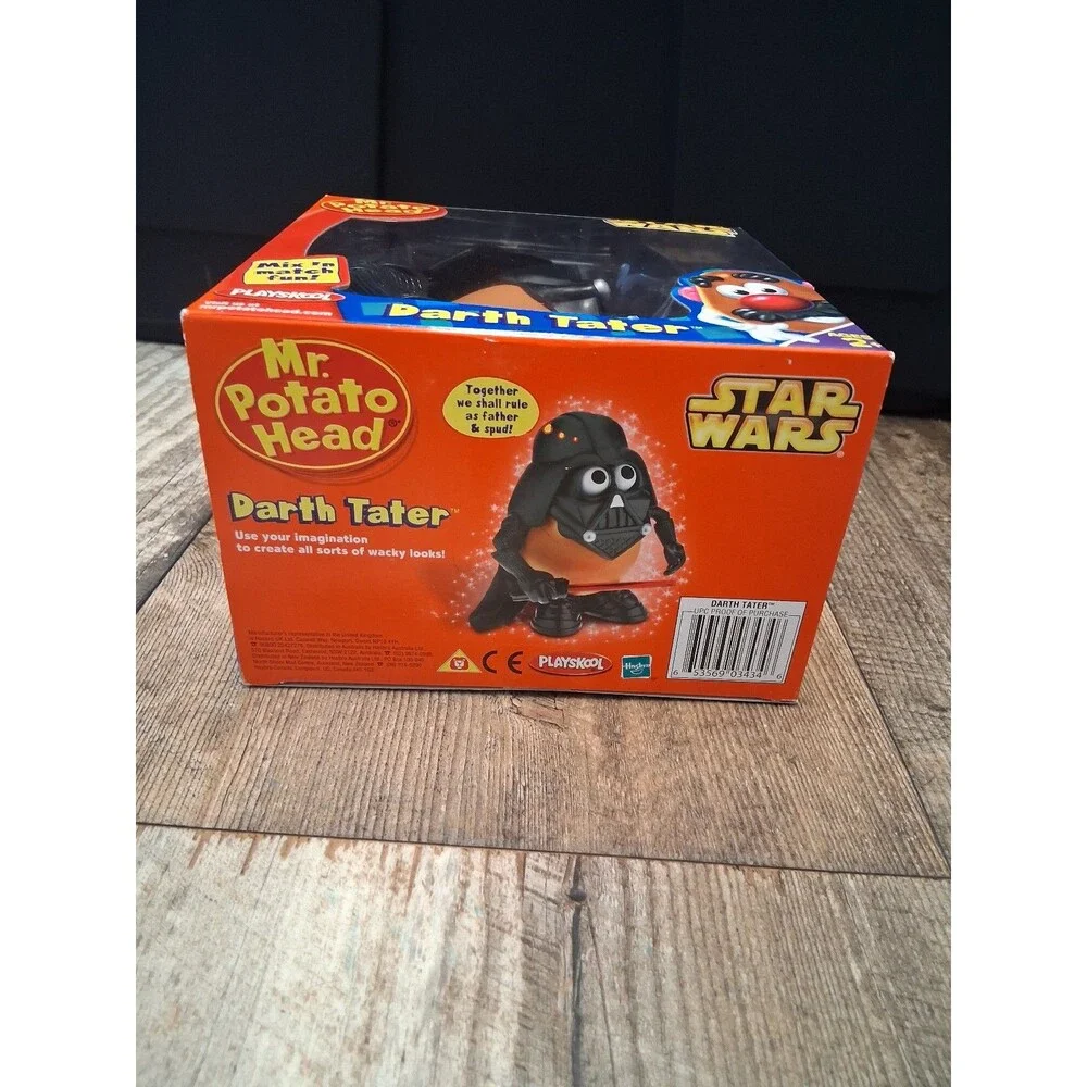 NIB Playskool Mr Potato Head Star Wars Darth Tater 2004 Unopened Collectible